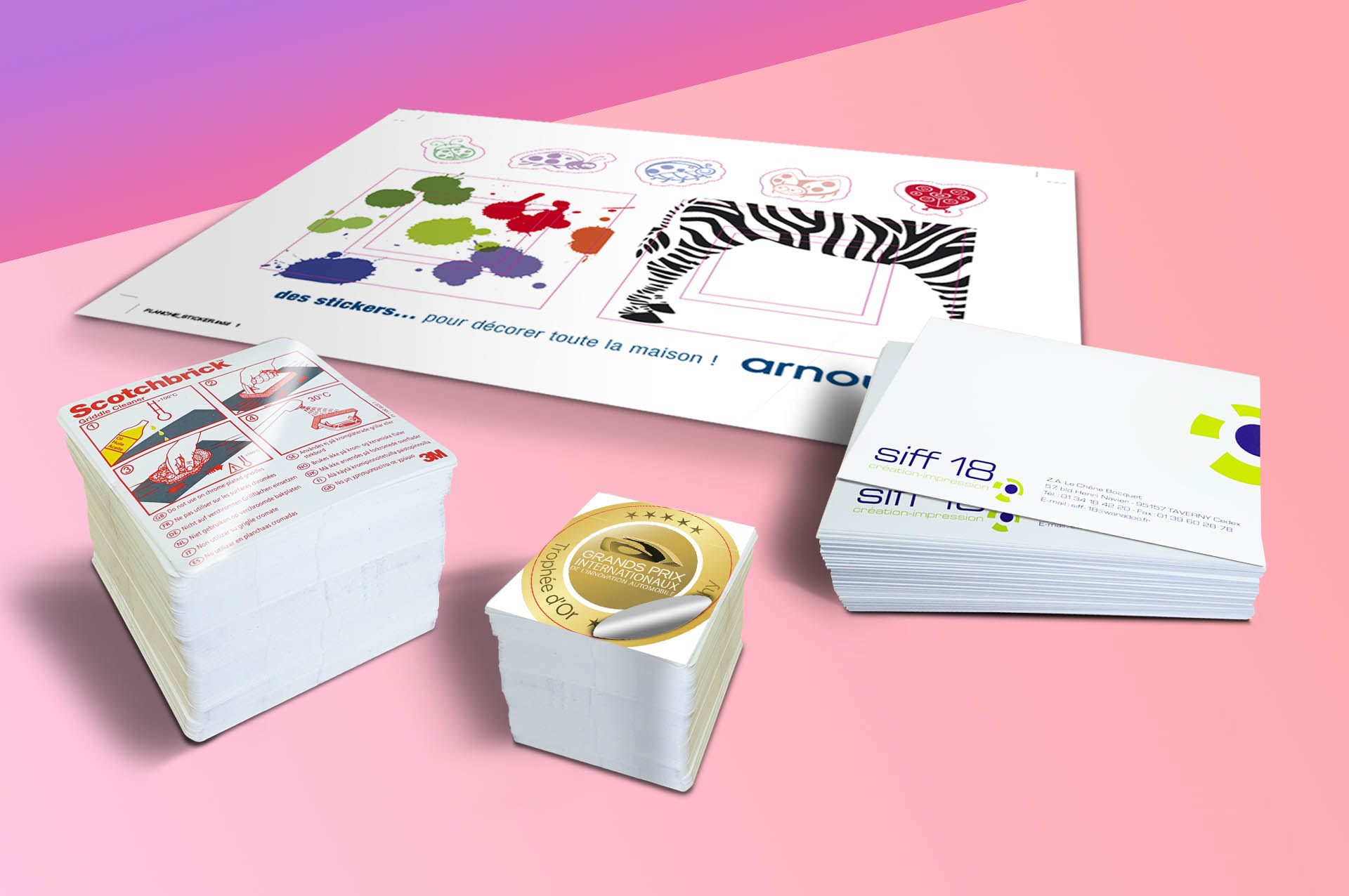 Etiquettes et Stickers/Adhésifs