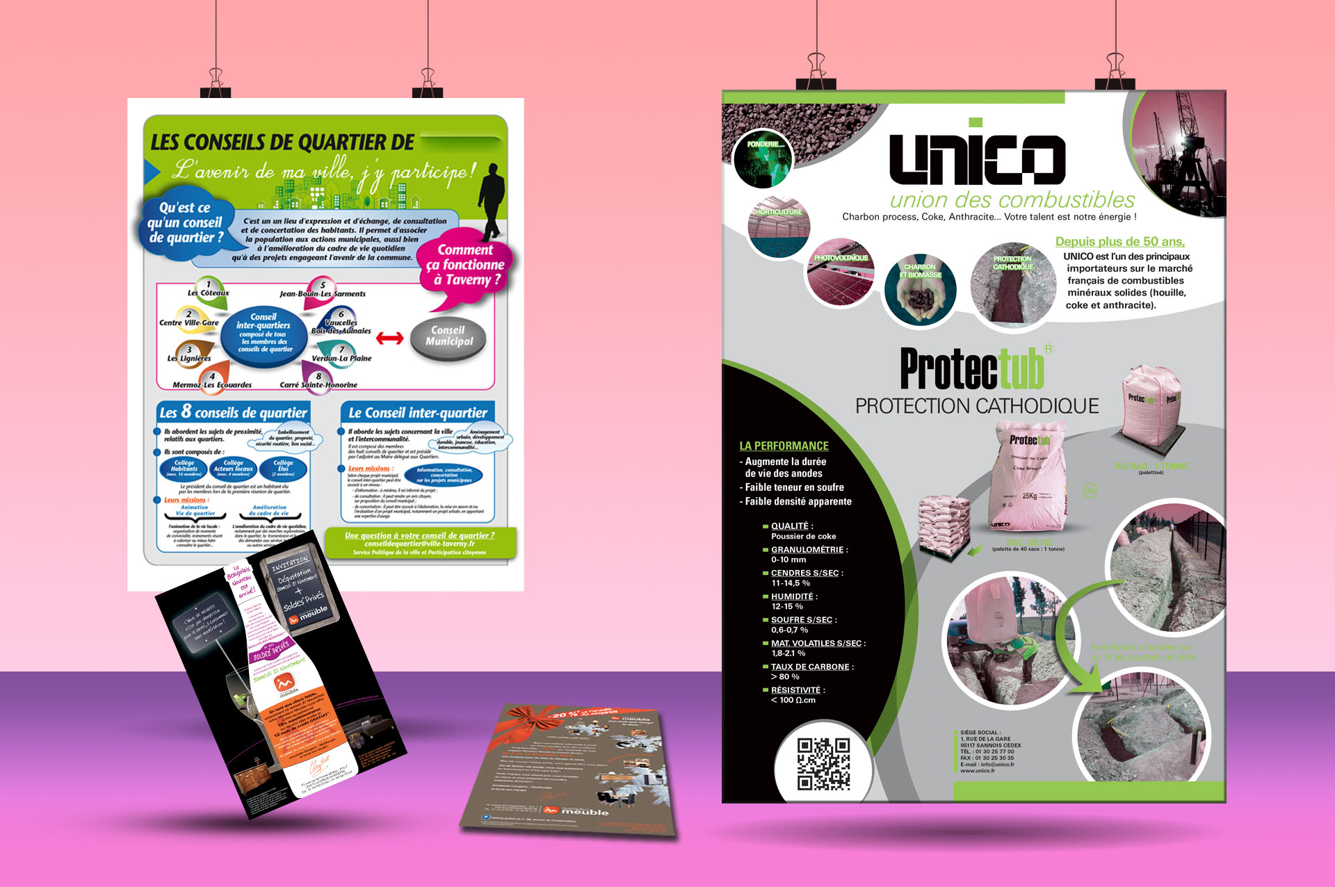 Affiches, flyers...